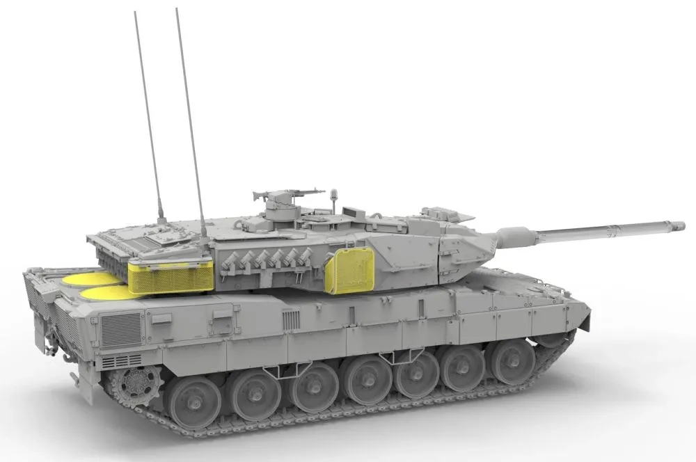 Border Model Leopard 2A7V with Workable Track & Metal gun 1/35
